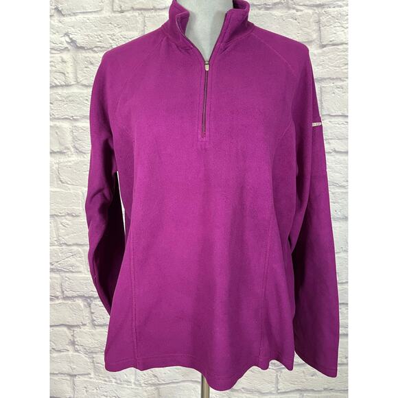 NWOT L. L. Bean Fleece Half Zip Jacket - Picture 1 of 9